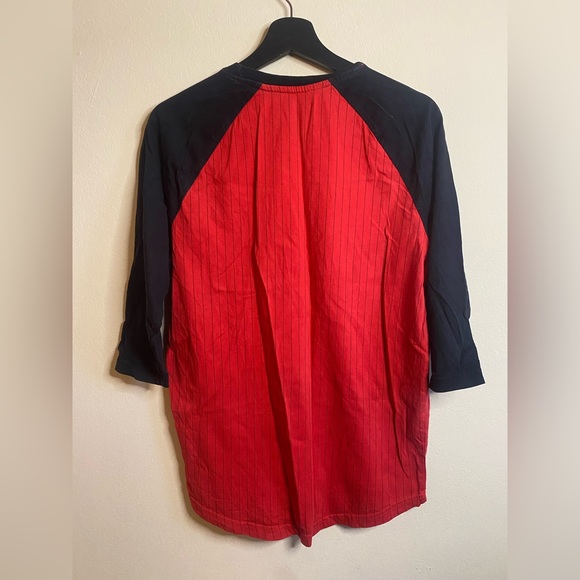 Converse Red/Black Stripe Shirt size S - Picture 2 of 4